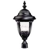 Bellagio Collection 24 1/2&quot; High Black Outdoor Post Light