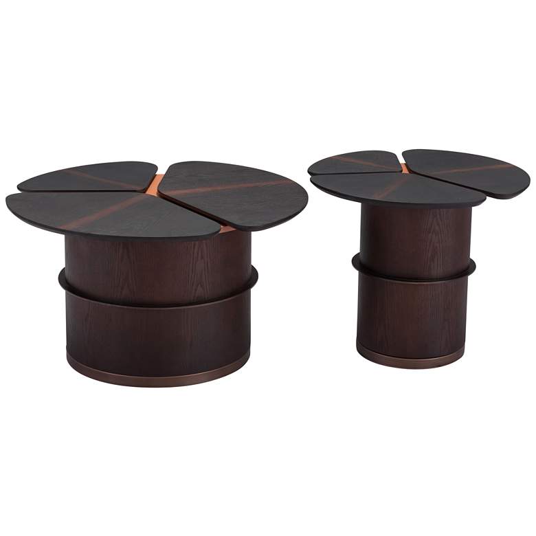Image 2 Zuo Martin Metal Coffee Tables Set of 2