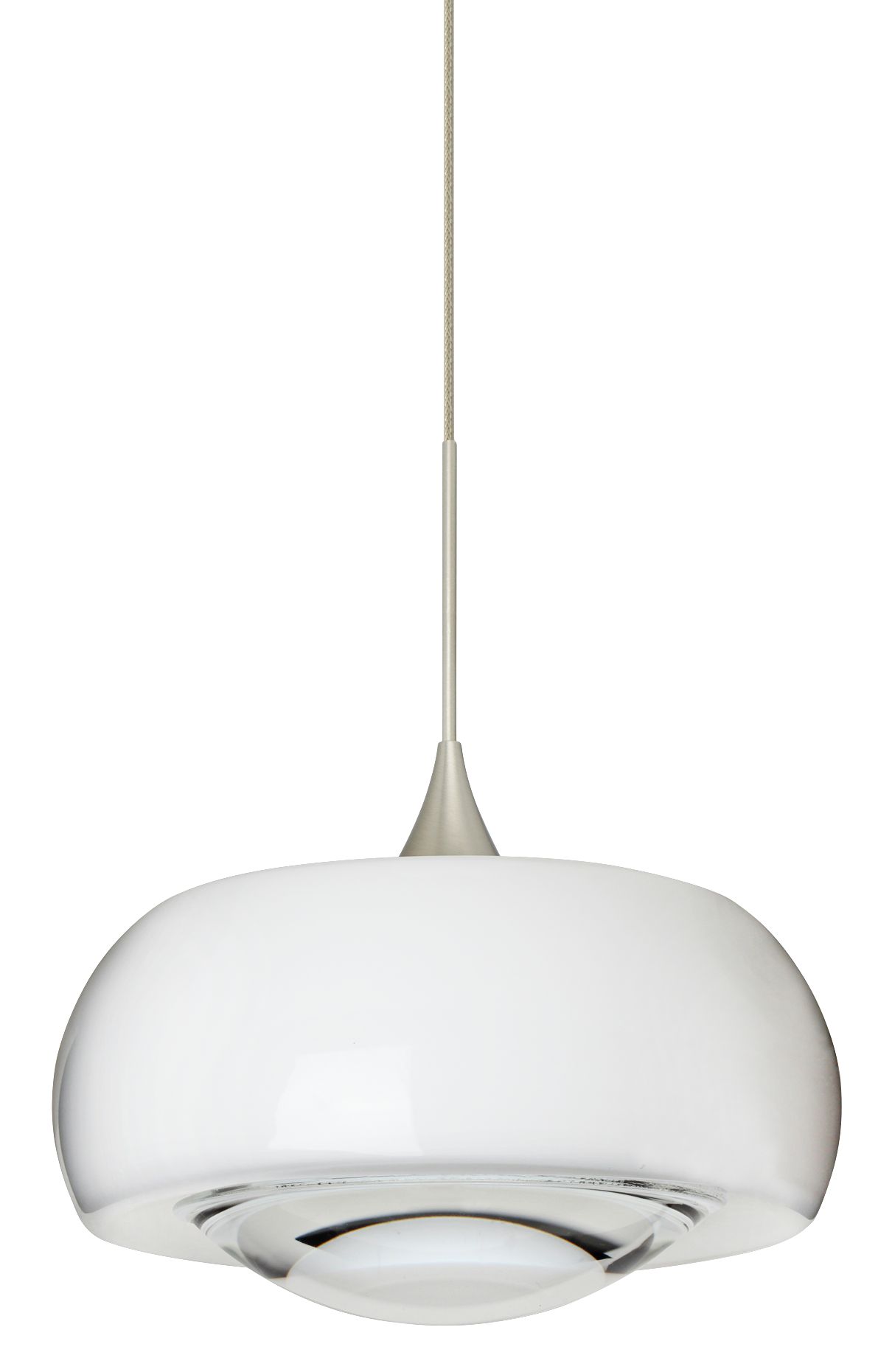 Besa Focus Collection 6 1/2" Wide Clear Mini Pendant