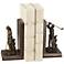 Lady and Gent 7" High Golfers Bookends Set