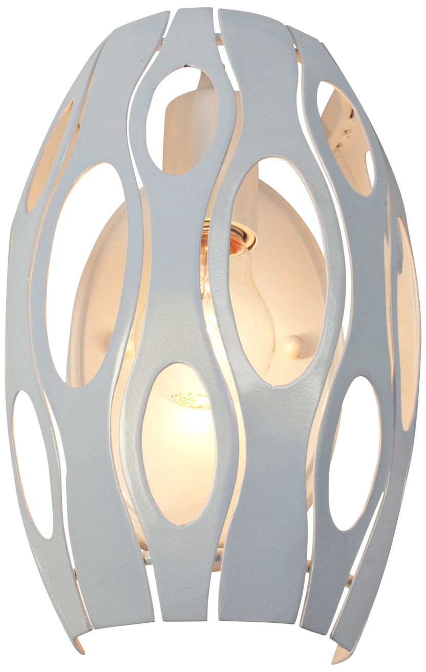 Varaluz Masquerade 10" High Pearl Wall Sconce