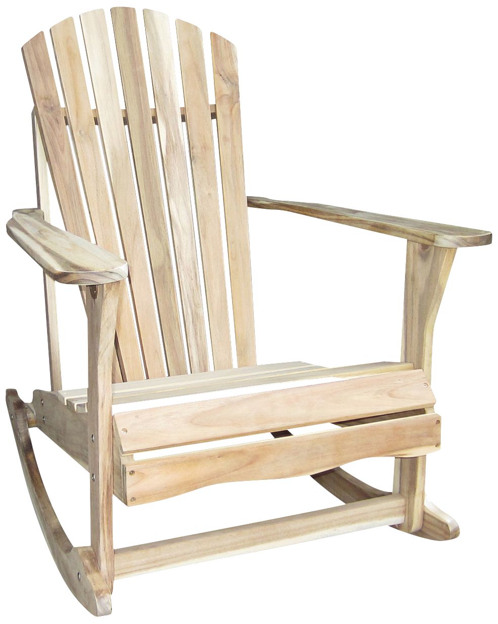 Adirondack Unfinished Acacia Wood Rocker Chair - #4F652 | Lamps Plus