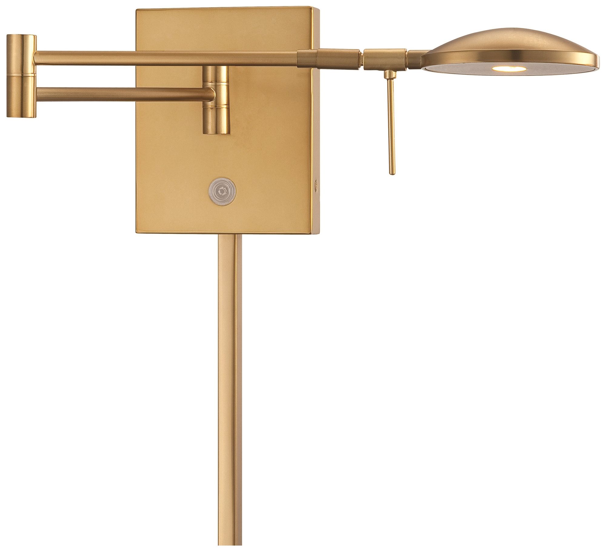 George Kovacs George's Reading Room Led Honey Gold Swing Wall Lamp