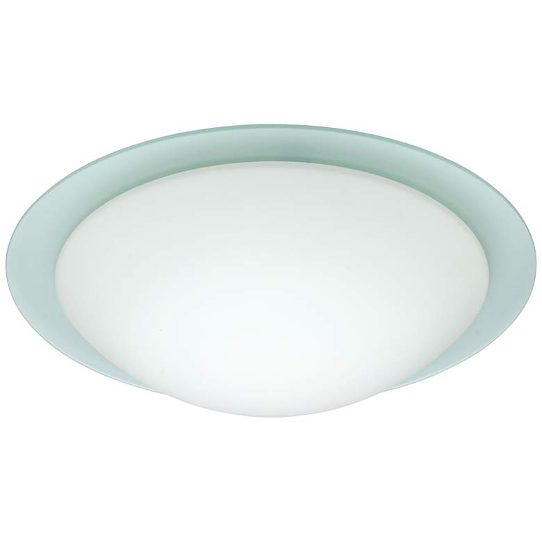 Besa Ring 19&quot; Wide White Ceiling Light