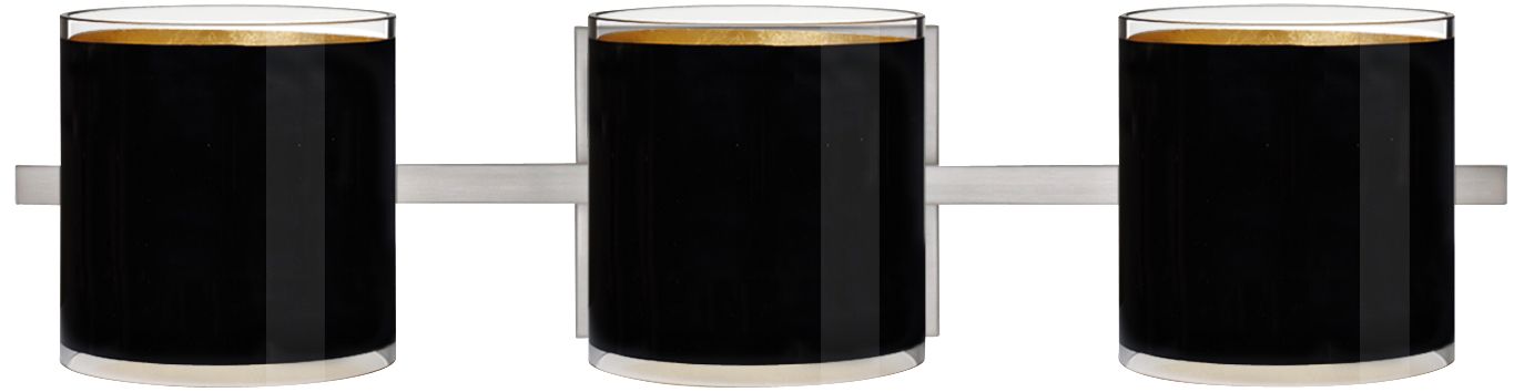 Besa Pogo 23" Wide Black Bathroom Light