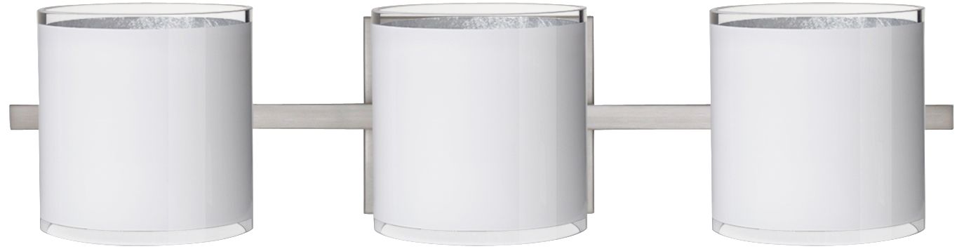 Besa Pogo 23" Wide White Bathroom Light