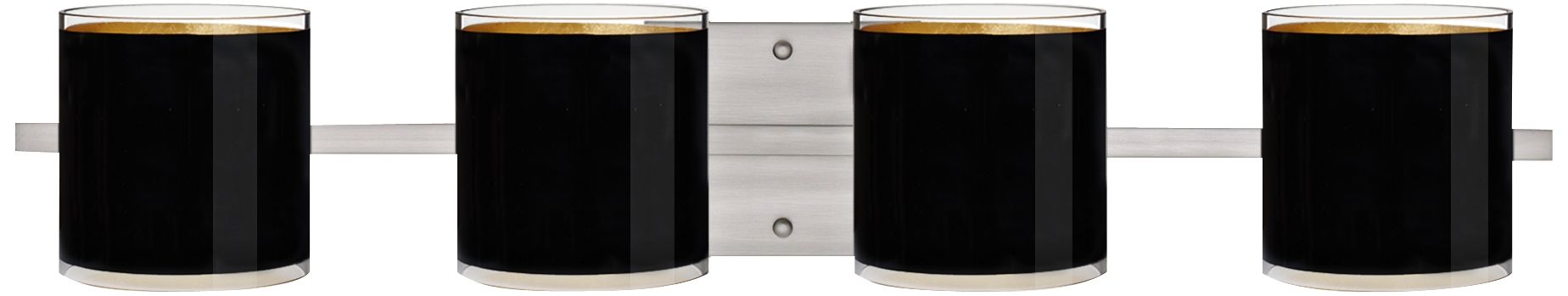 Besa Pogo 31" Wide Black Bathroom Light