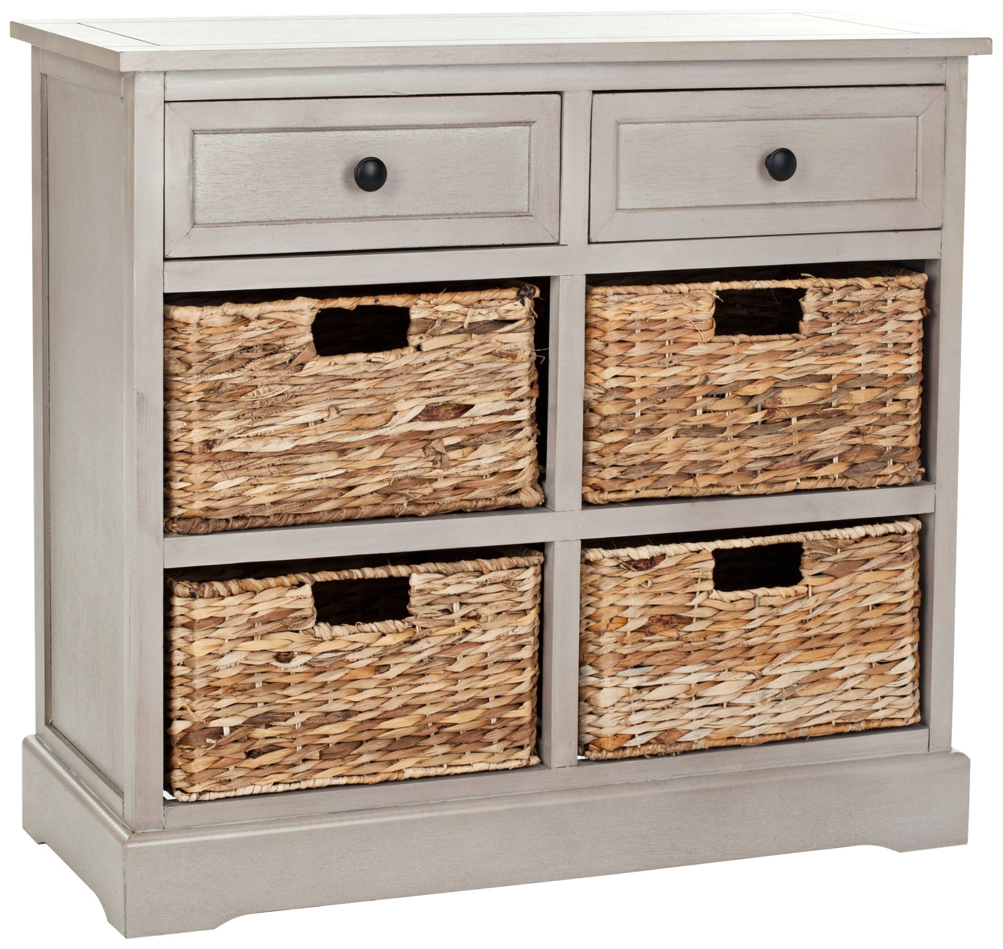 Reynolds 29" Wide Gray 2-Drawer Wood Storage Unit