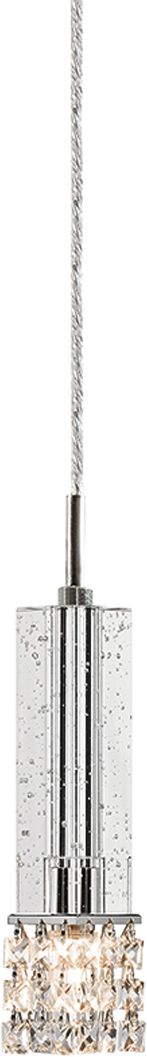 Elan Adega 1 3/4" Wide Crystal Chrome Mini Pendant