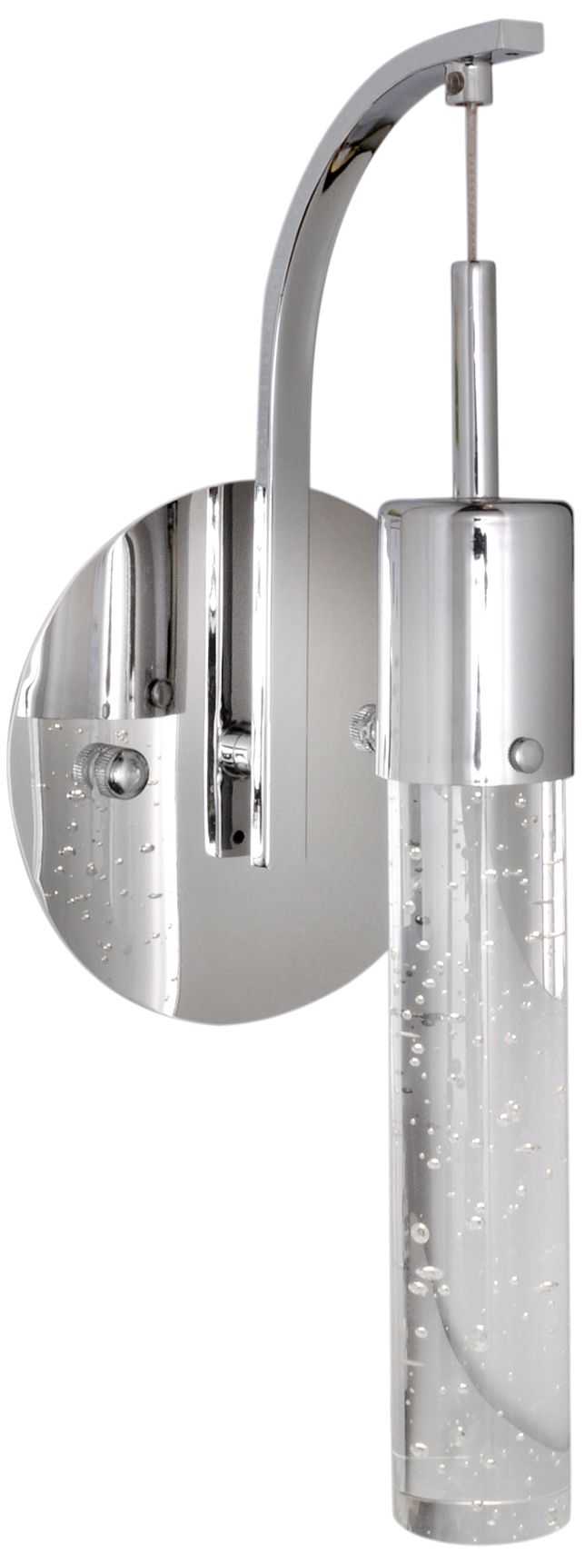 ET2 Fizz IV 14" High Polished Chrome Wall Sconce