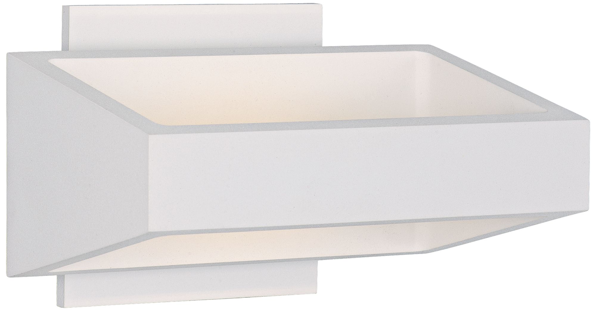 ET2 Alumilux 7 1/4" Wide White Multi-Directional LED Sconce
