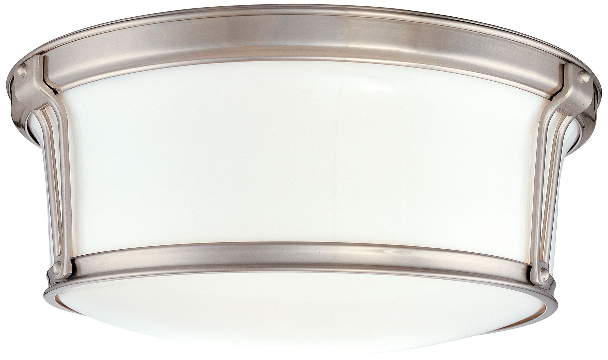 Hudson Valley Newport 13" Wide Satin Nickel Ceiling Light