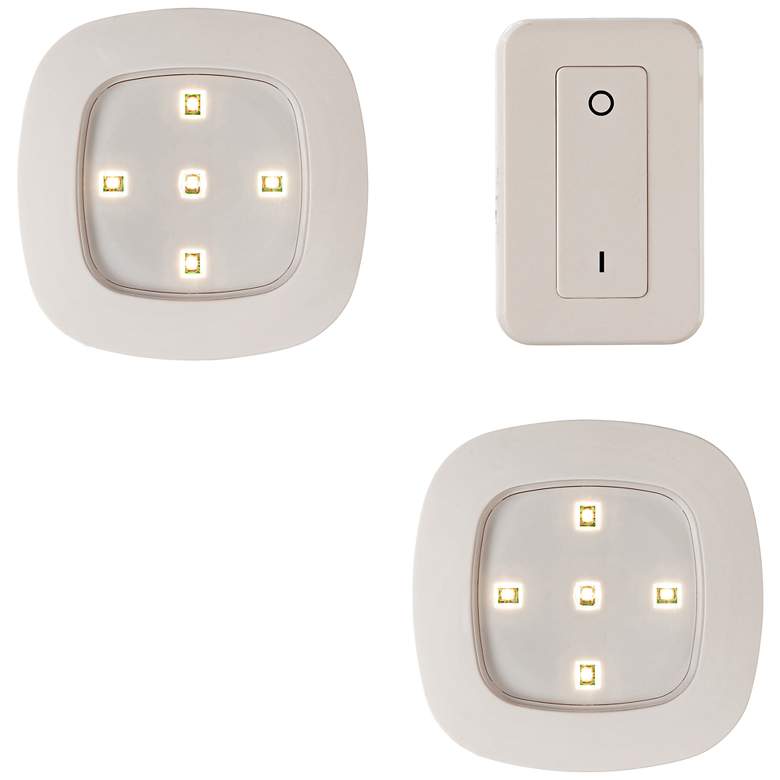 Image 1 Fulcrum Ultra White Remote Control LED Night Light System