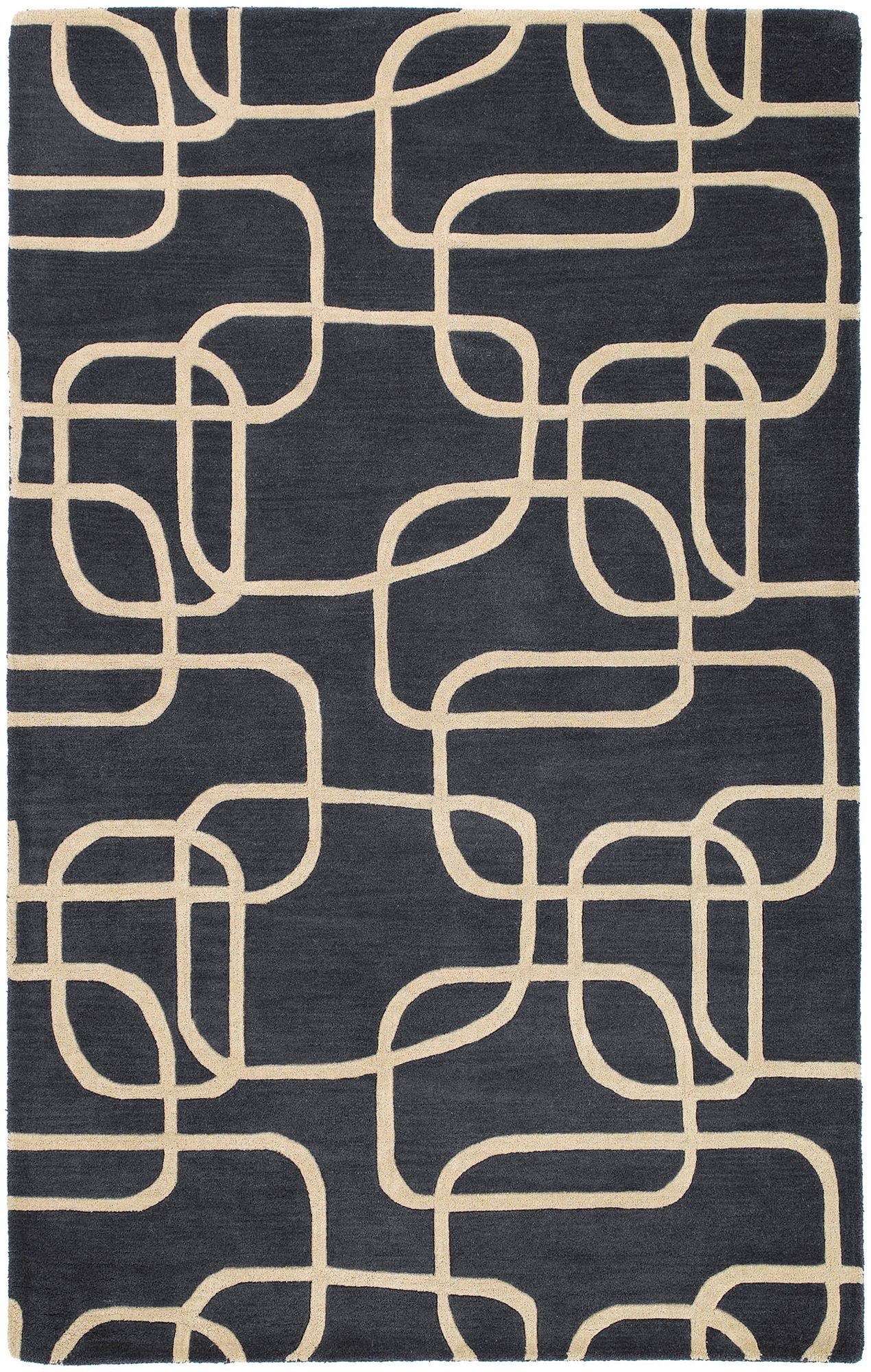 Kaleen Astronomy 3402-62 Nebula Ebony Wool Area Rug 