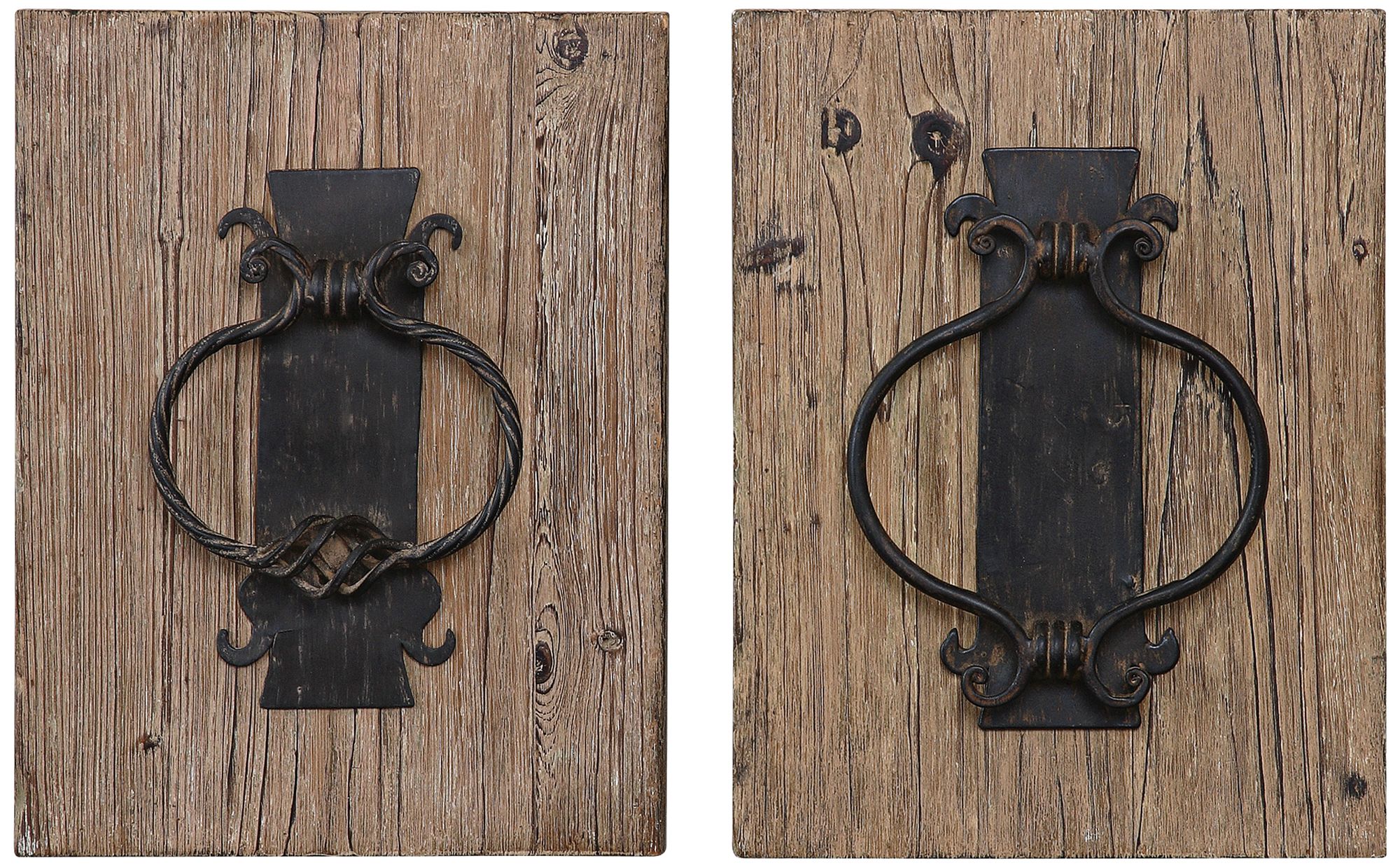 Uttermost Set of Two Door Knockers 17" High Wall Art