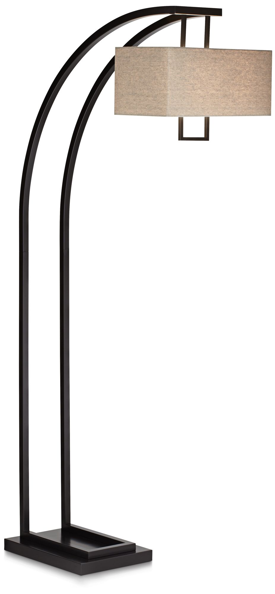 Aiden Place OilRubbed Bronze Arc Floor Lamp 4N567 Lamps Plus