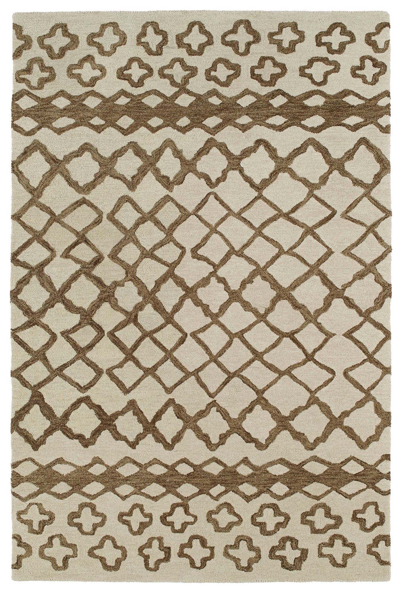 Kaleen Casablanca CAS01-49 Brown Wool Area Rug 