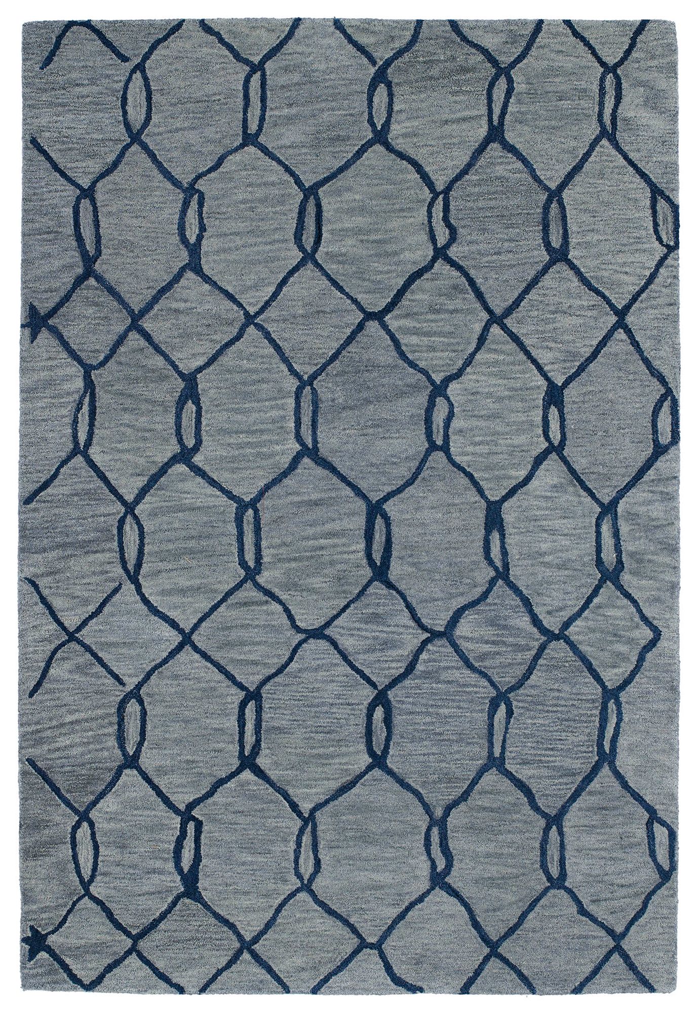 Kaleen Casablanca CAS02-17 Blue Wool Area Rug 