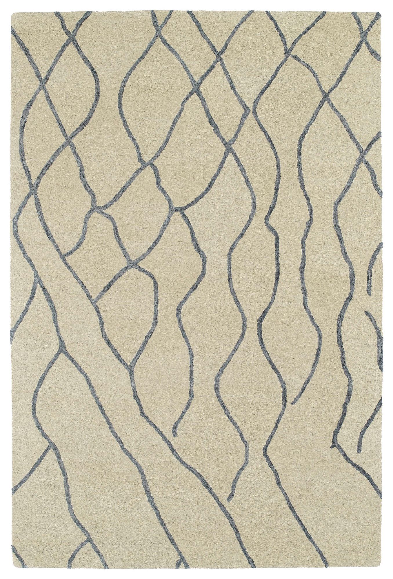 Kaleen Casablanca CAS03-01 Ivory Wool Area Rug 