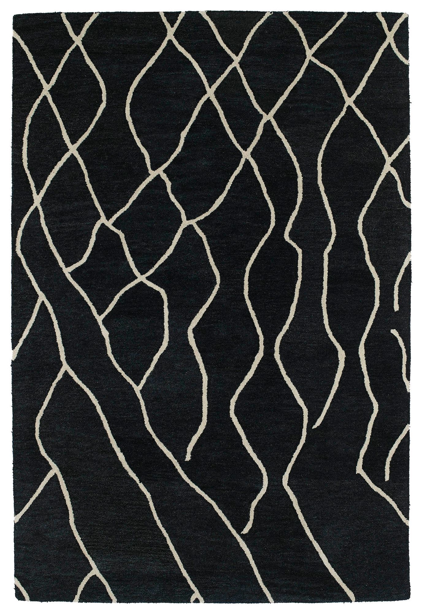 Kaleen Casablanca CAS03-38 Charcoal Wool Area Rug 