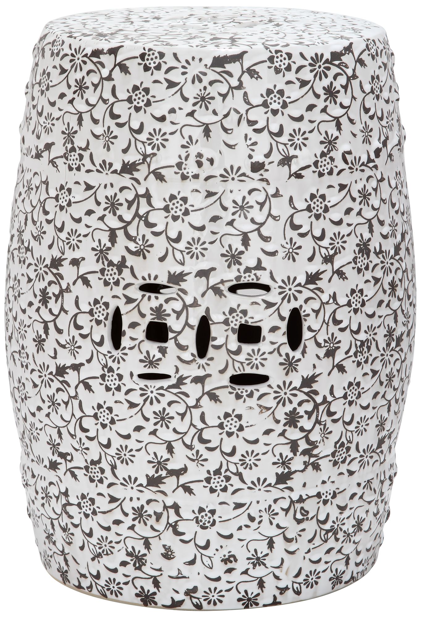 Safavieh Flower and Vine Ceramic Garden Stool