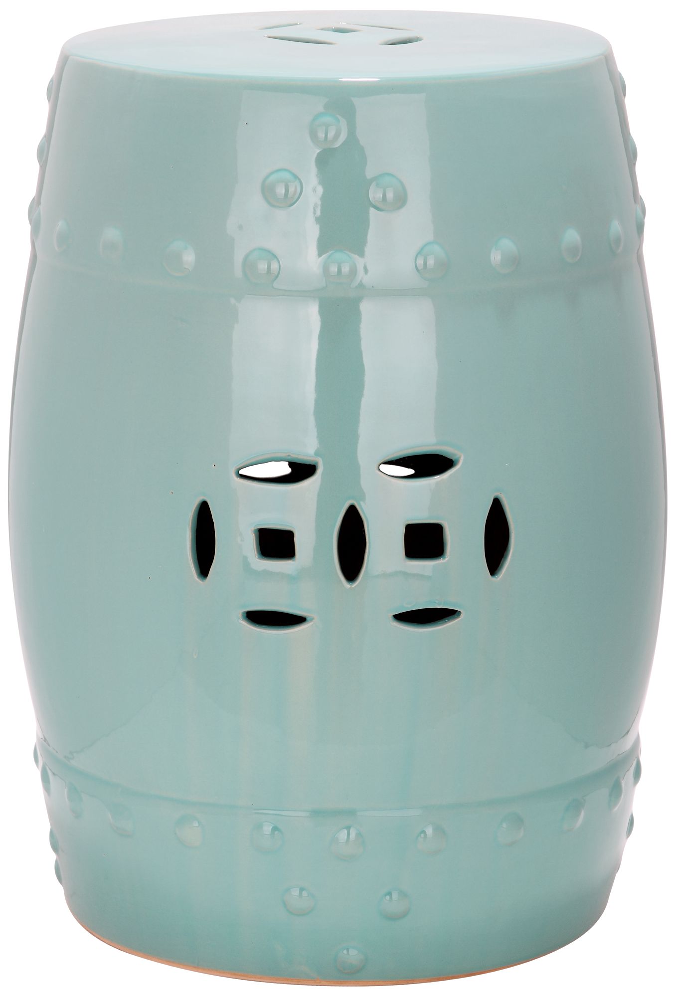 Safavieh Modern Ming Aqua Chinese Garden Stool