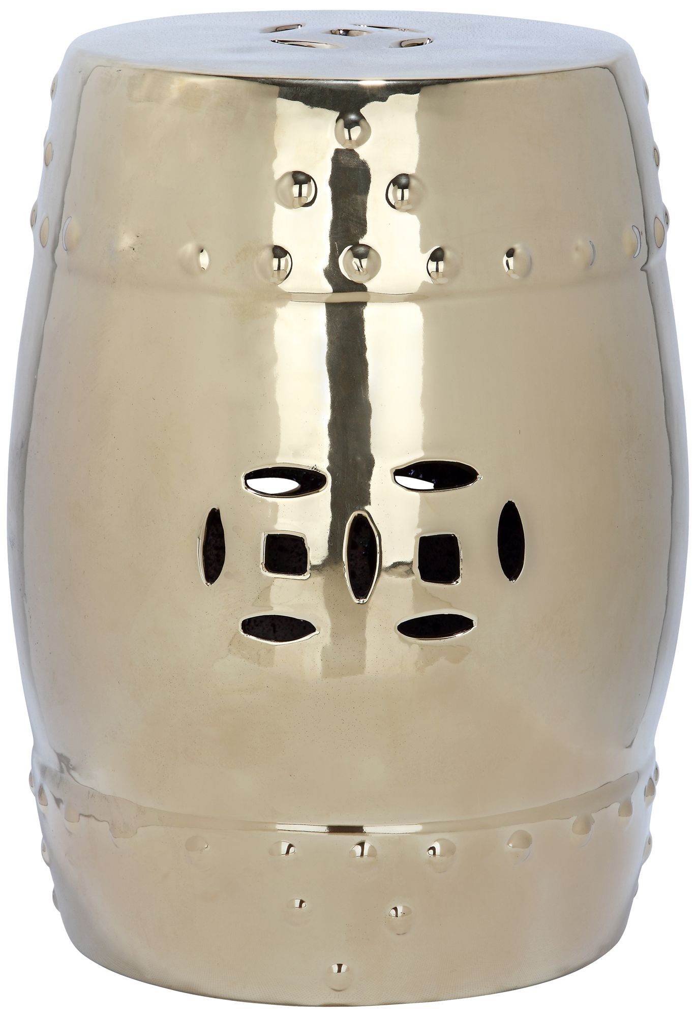 Safavieh Modern Ming Gold Ceramic Garden Stool