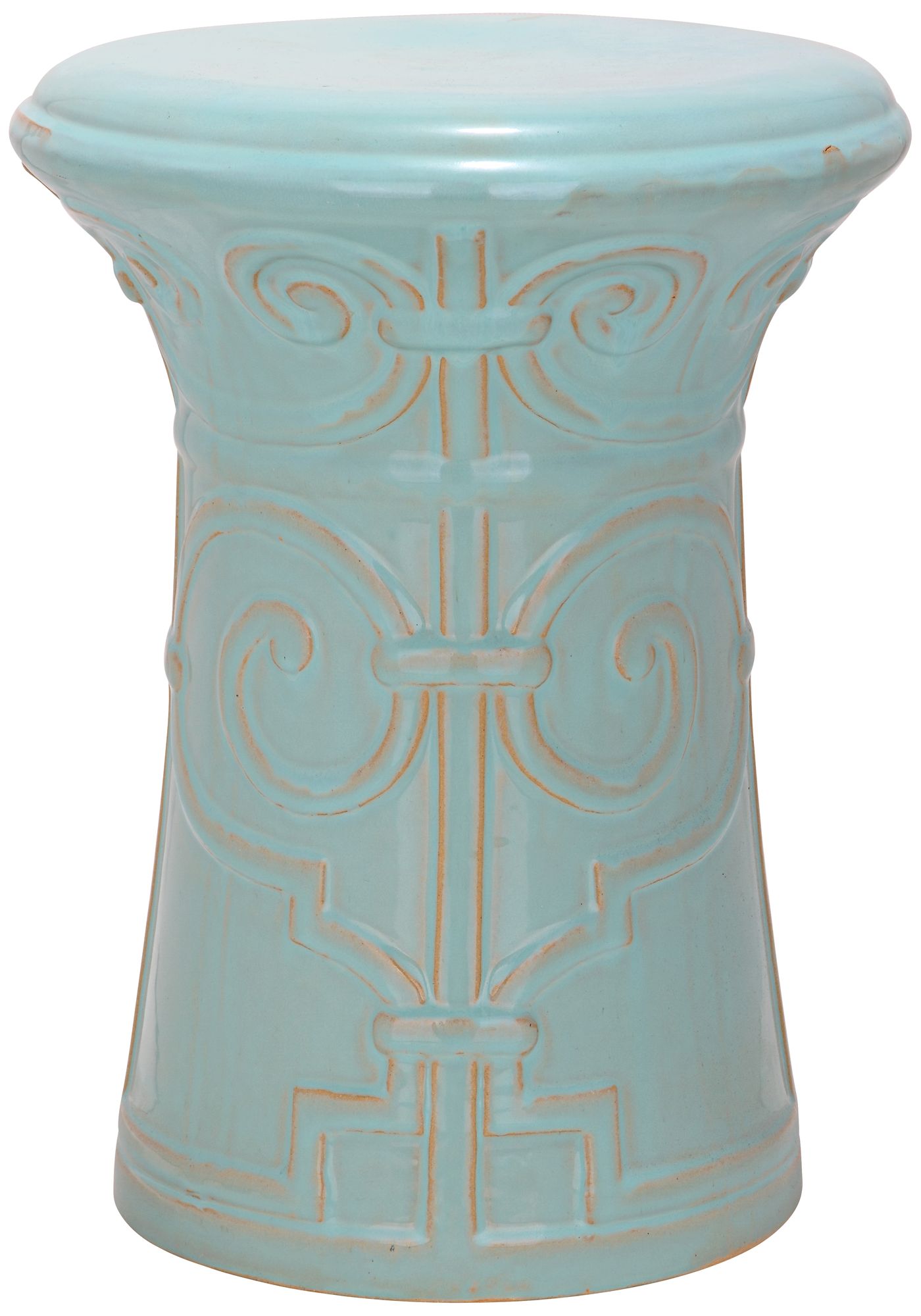 Safavieh Imperial Scroll Light Aqua Ceramic Accent