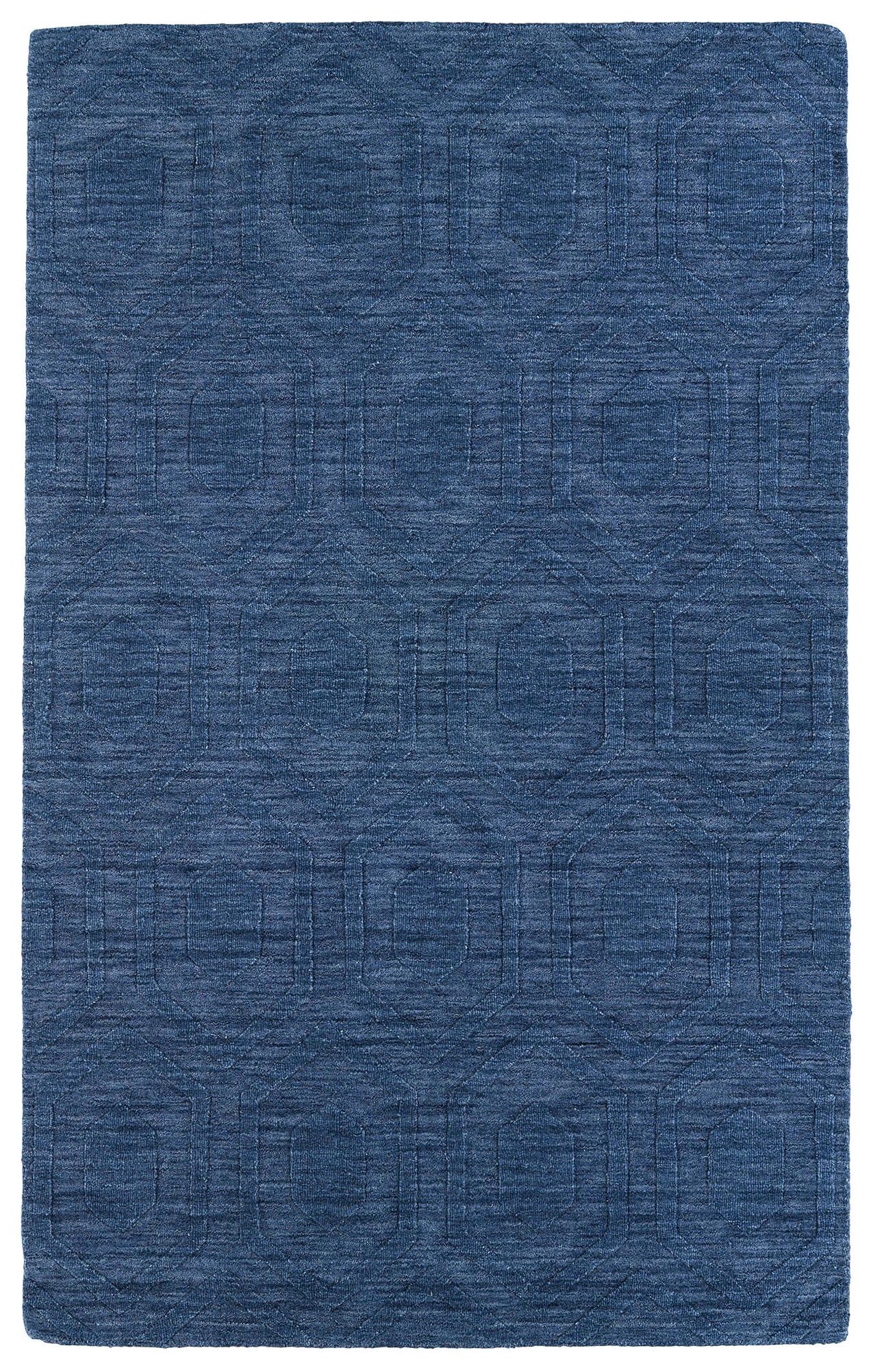 Kaleen Imprints Modern IPM01-17 Blue Hexagon Rug