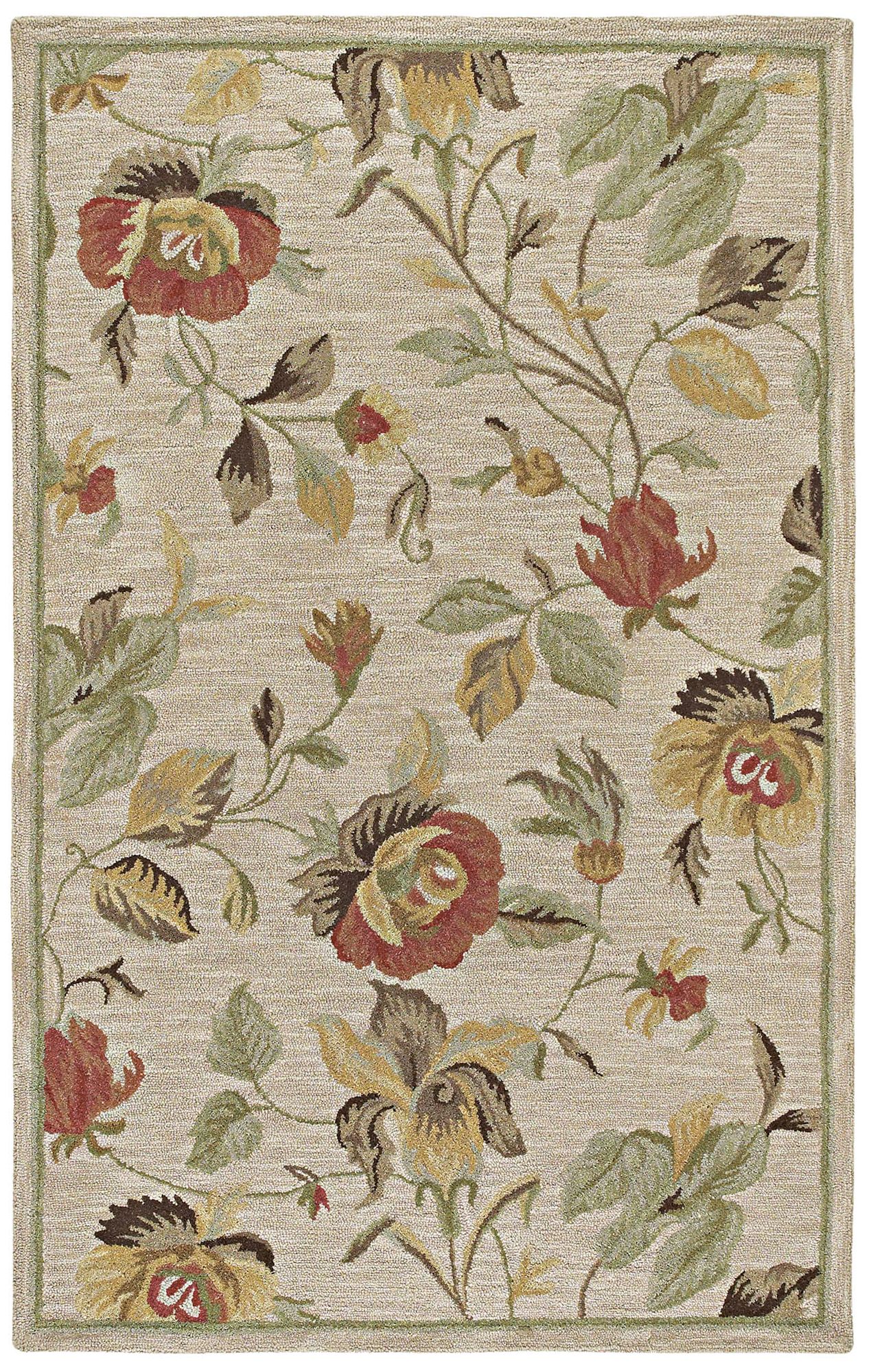 Kaleen Khazana 6557-42 Savannah Linen Wool Area Rug 