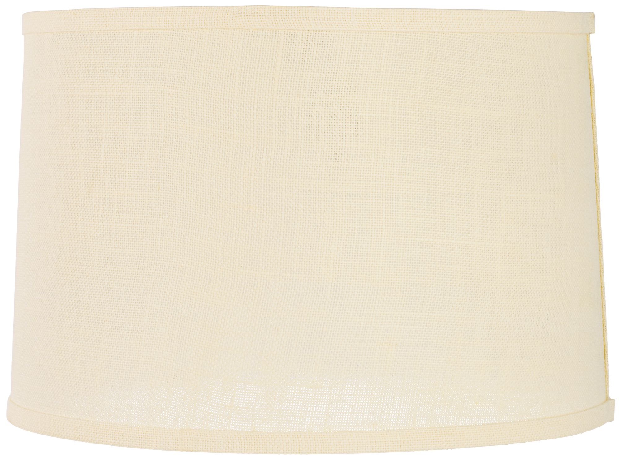 Cream Burlap Drum Lamp Shade 15x16x11 (Spider) 4R330 Lamps Plus