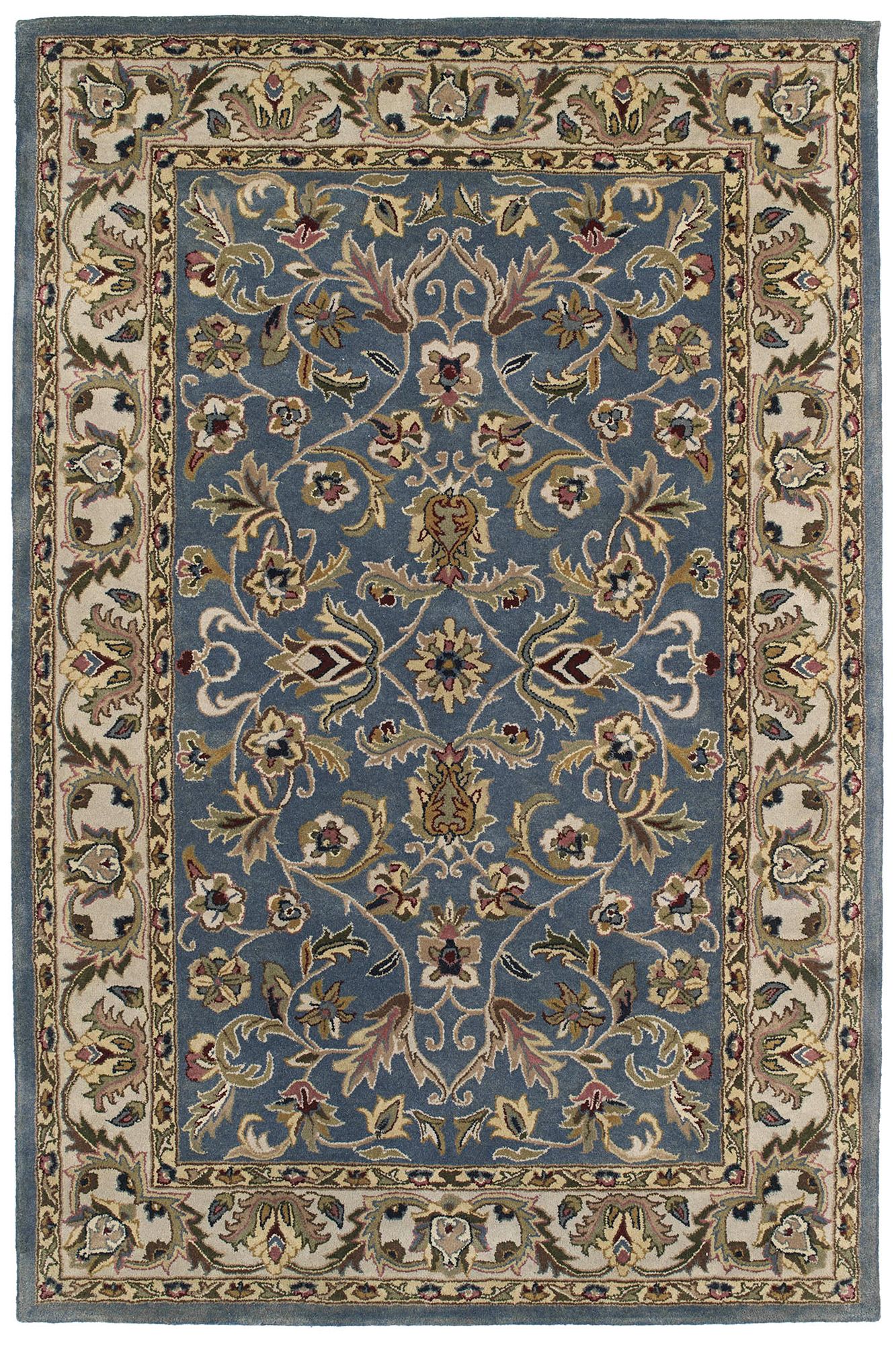 Kaleen Mystic 6001-17 William Blue Wool Area Rug 