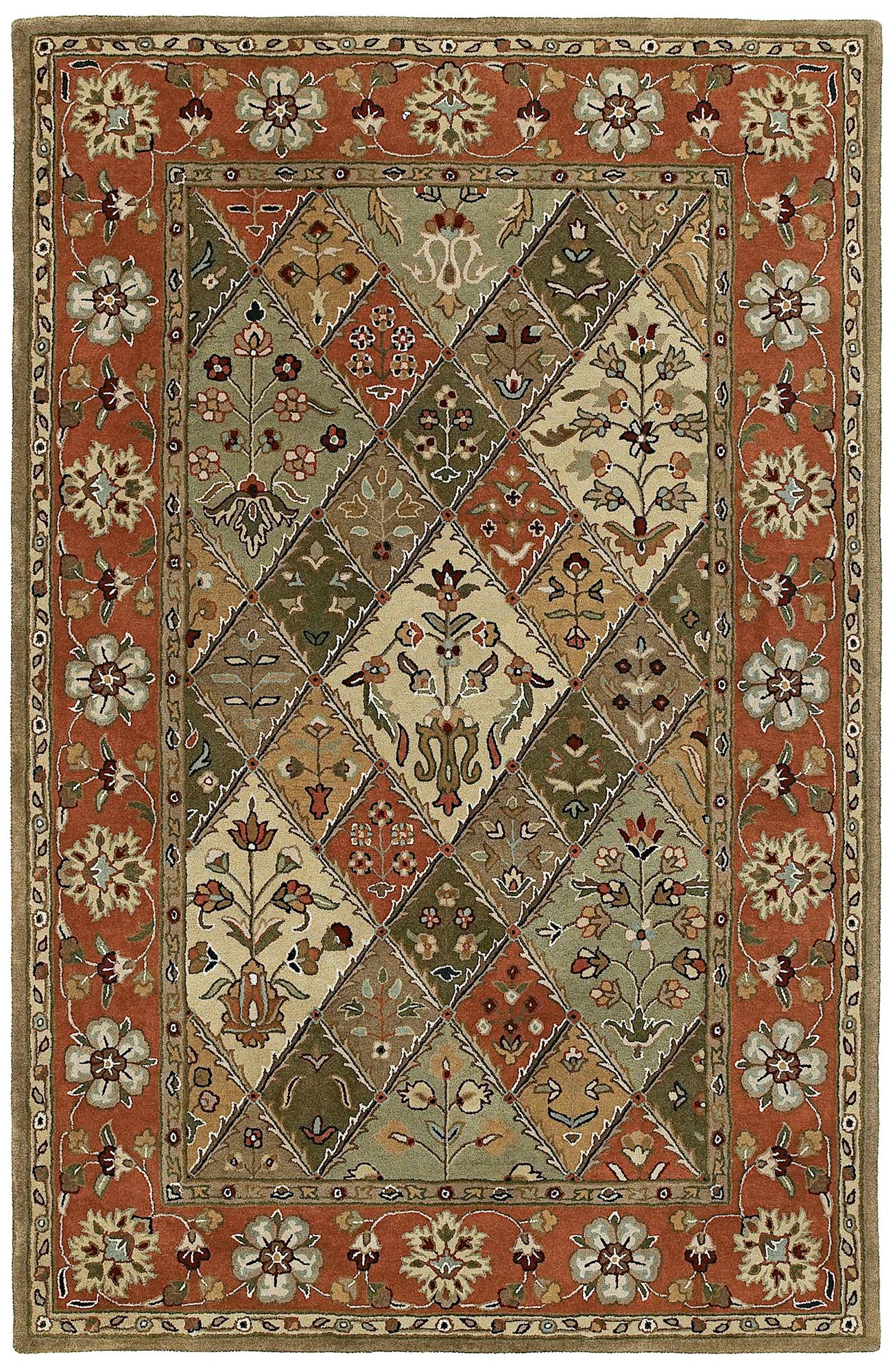 Kaleen Mystic 6040-26 Canterburg Tartan Wool Rug 