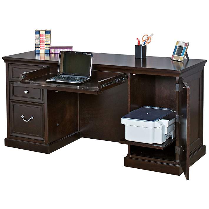 Fulton 61 Wide Double Pedestal Office Desk By Kathy Ireland