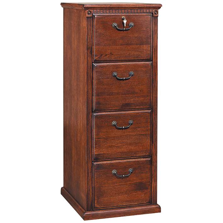 Huntington 55 High Burnished 4 Drawer File Cabinet 4t692