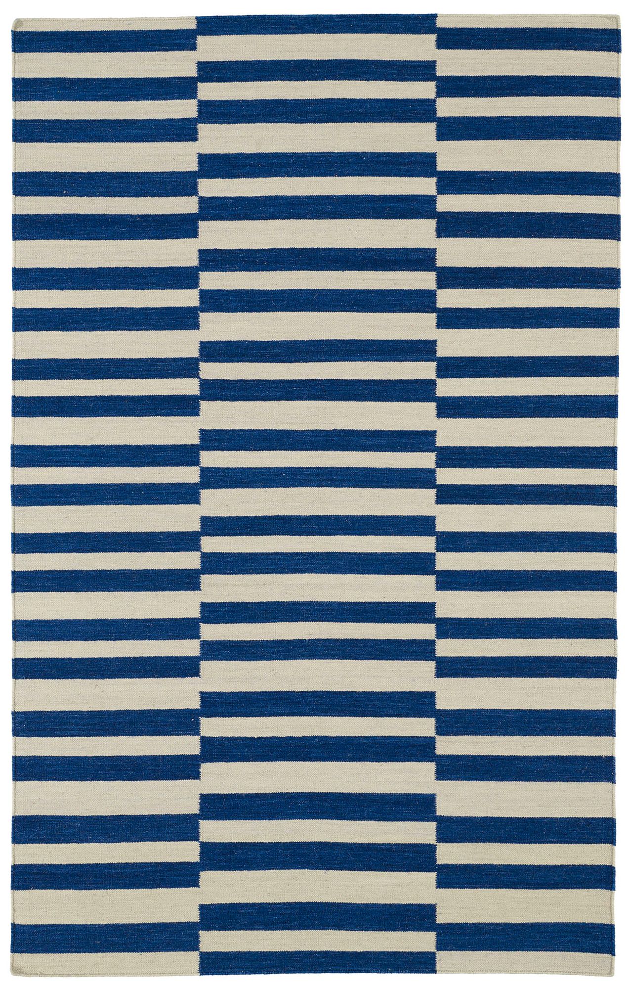 Kaleen Nomad NOM01-22 Navy Wool Area Rug 