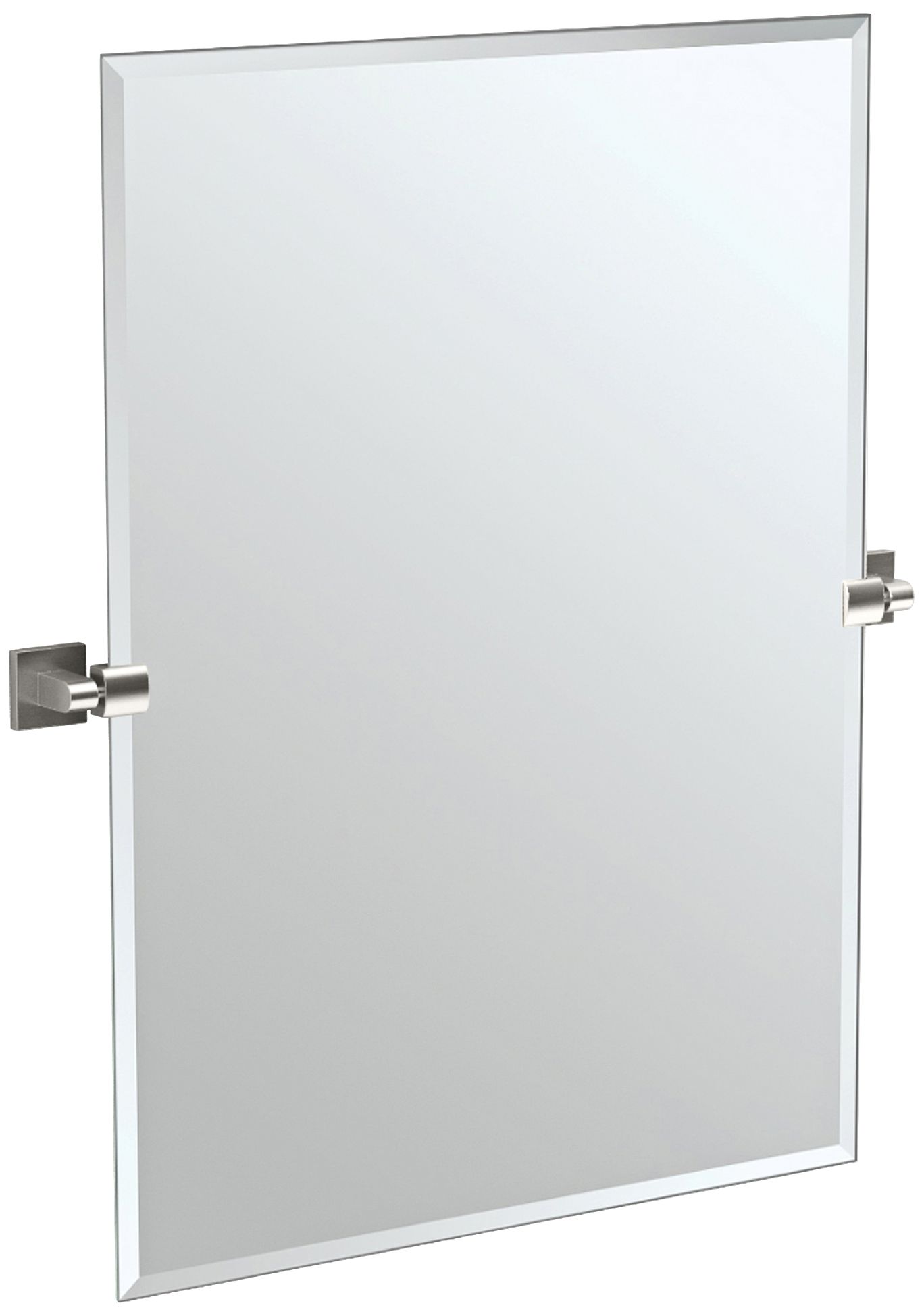 Gatco Satin Nickel 27 1/2" x 31 Wall Mirror