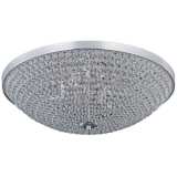 Maxim Glimmer 19&quot; Wide Silver Ceiling Light