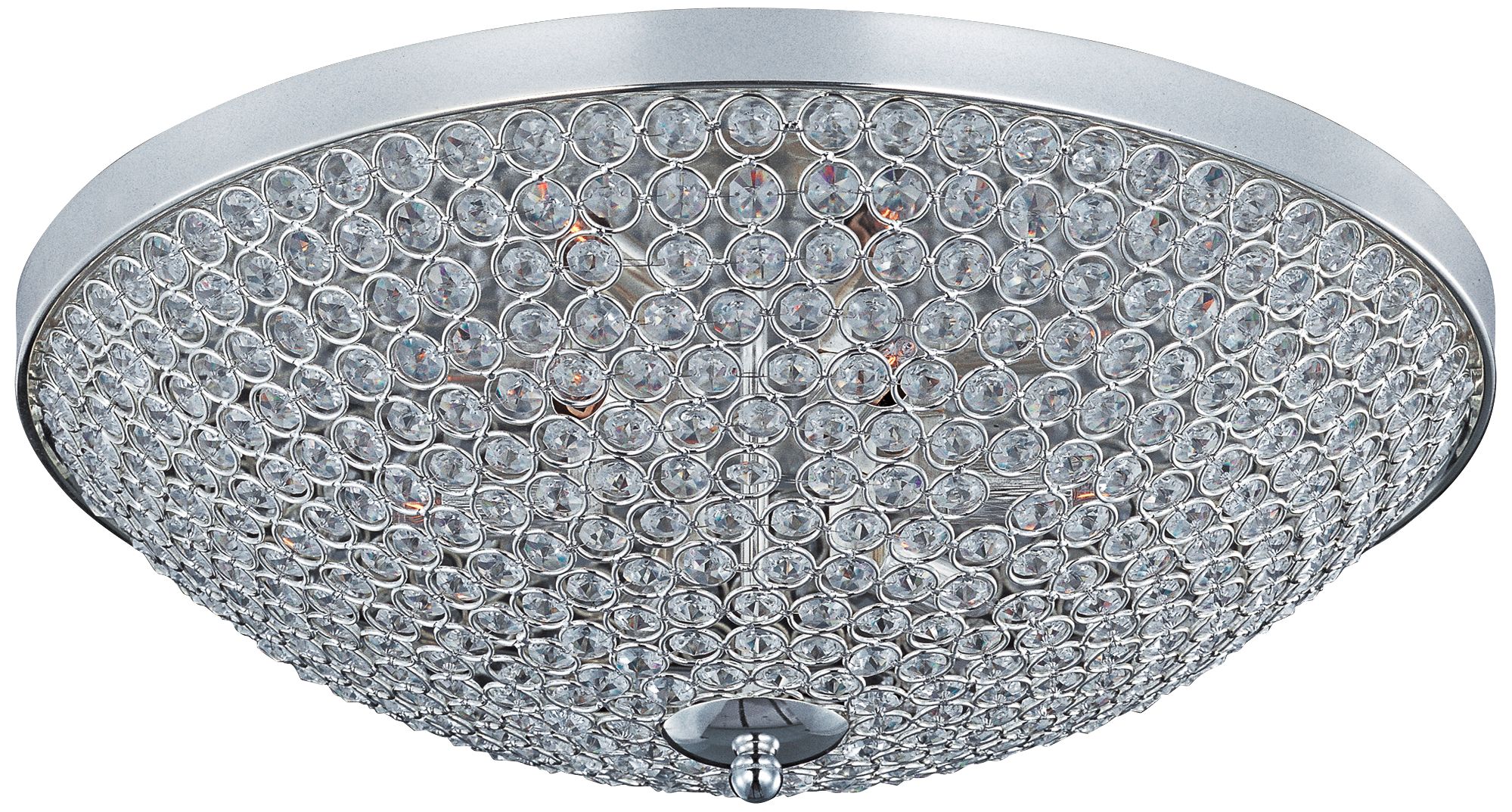Maxim Glimmer 22" Wide Silver Ceiling Light 4V900 Lamps Plus