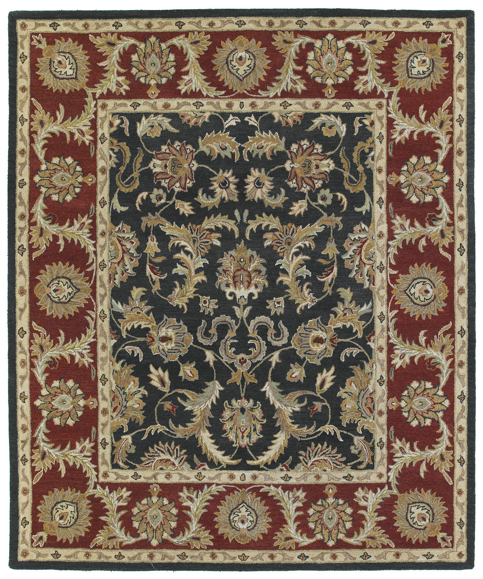 Kaleen Solomon 4052-68 King David Graphite Wool Rug 