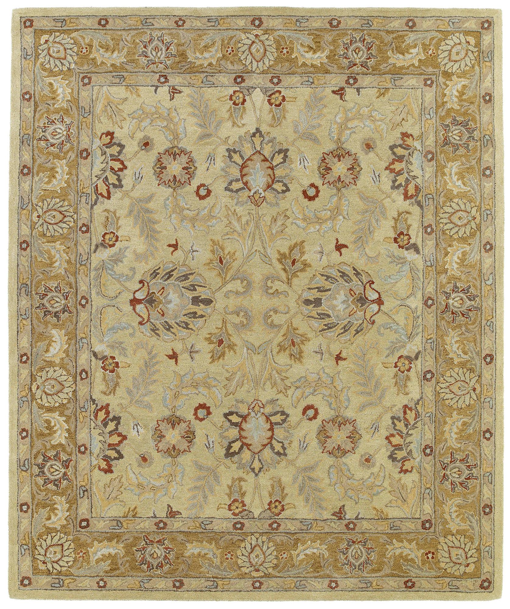 Kaleen Solomon 4053-05 Joab Gold Wool Area Rug 
