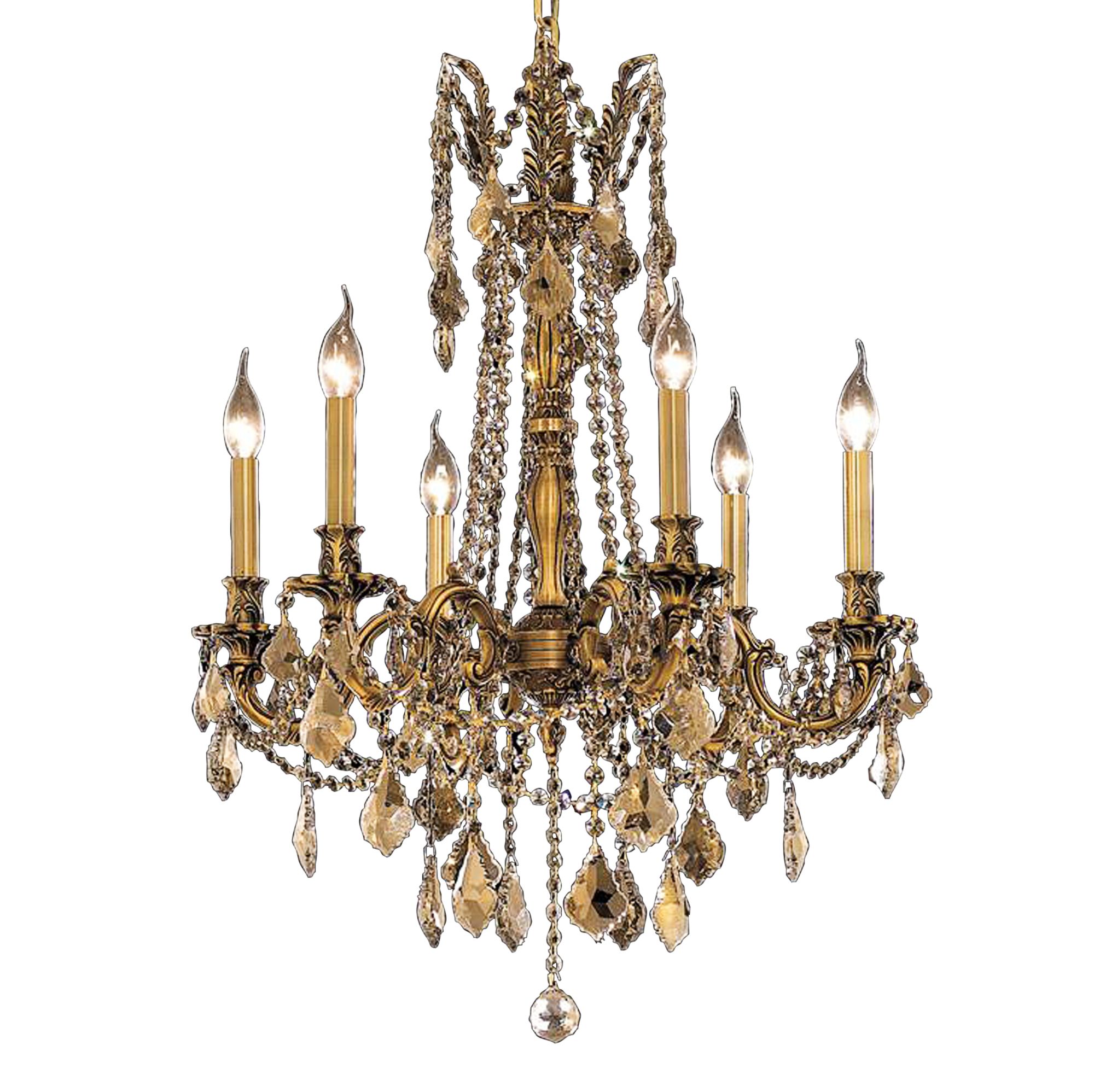Rosalia Collection 23" Wide French Gold Chandelier
