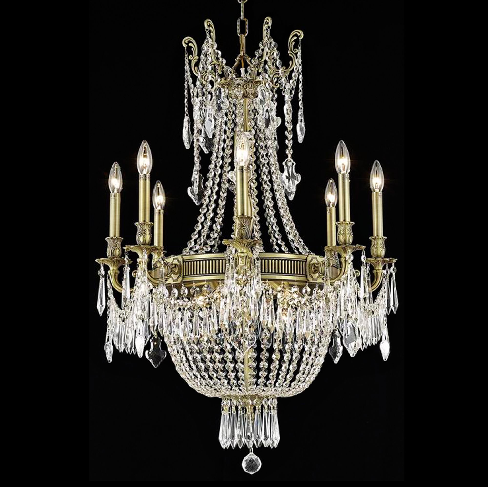Esperanza Collection 26" Wide French Gold Chandelier