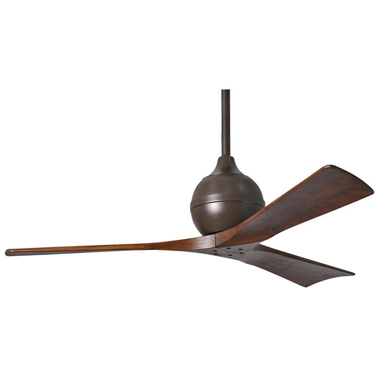 52&quot; Matthews Irene 3-Blade Walnut - Bronze Ceiling Fan