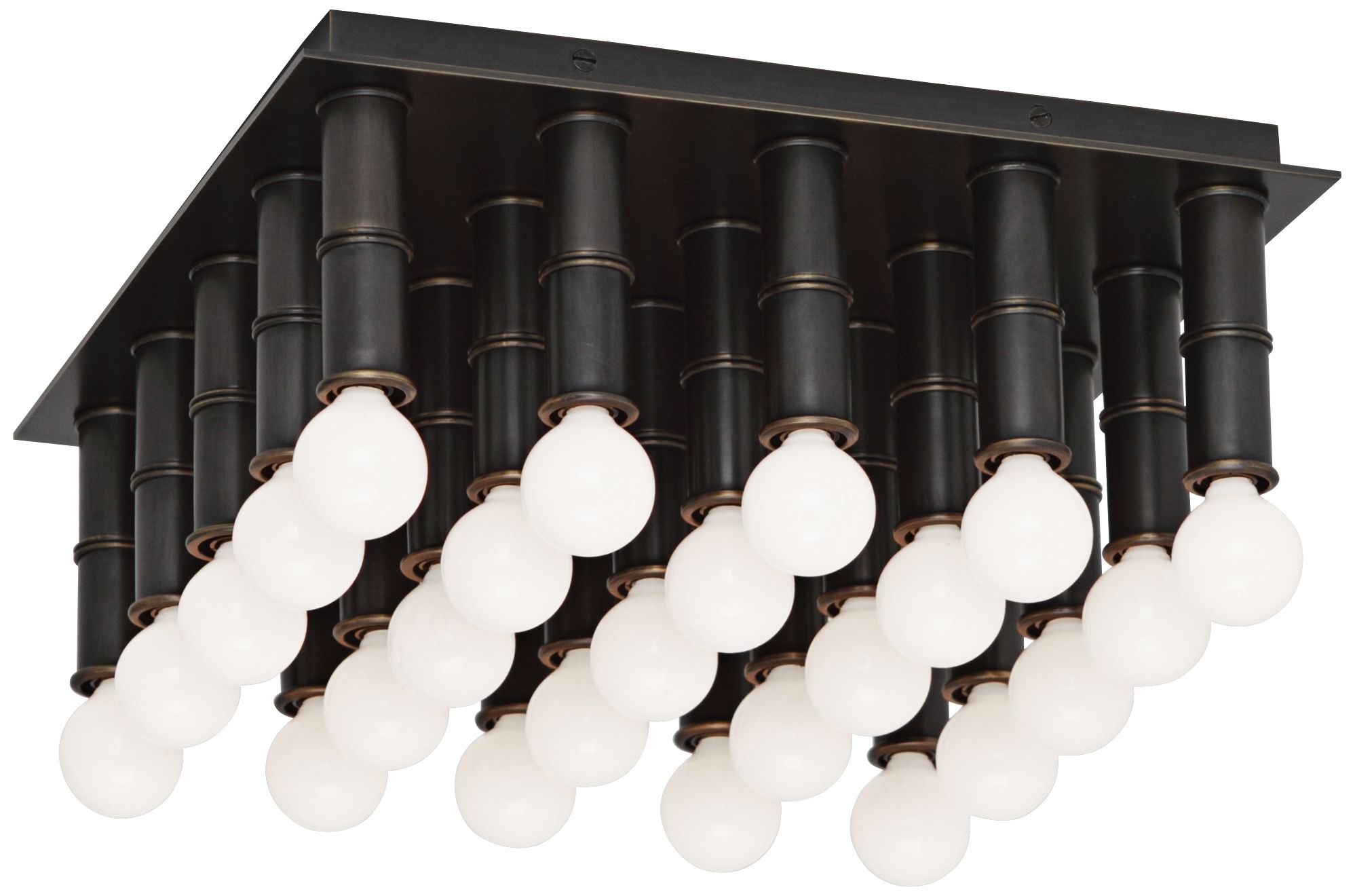 Jonathan Adler Meurice 13" Wide Patina Bronze Ceiling Light