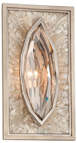 Corbett Hard to Get 11 1/2" High Silver Leaf Wall Sconce
