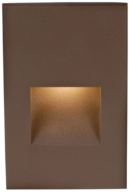 WAC LEDme 5" High Bronze Step Light 4X687 Lamps Plus