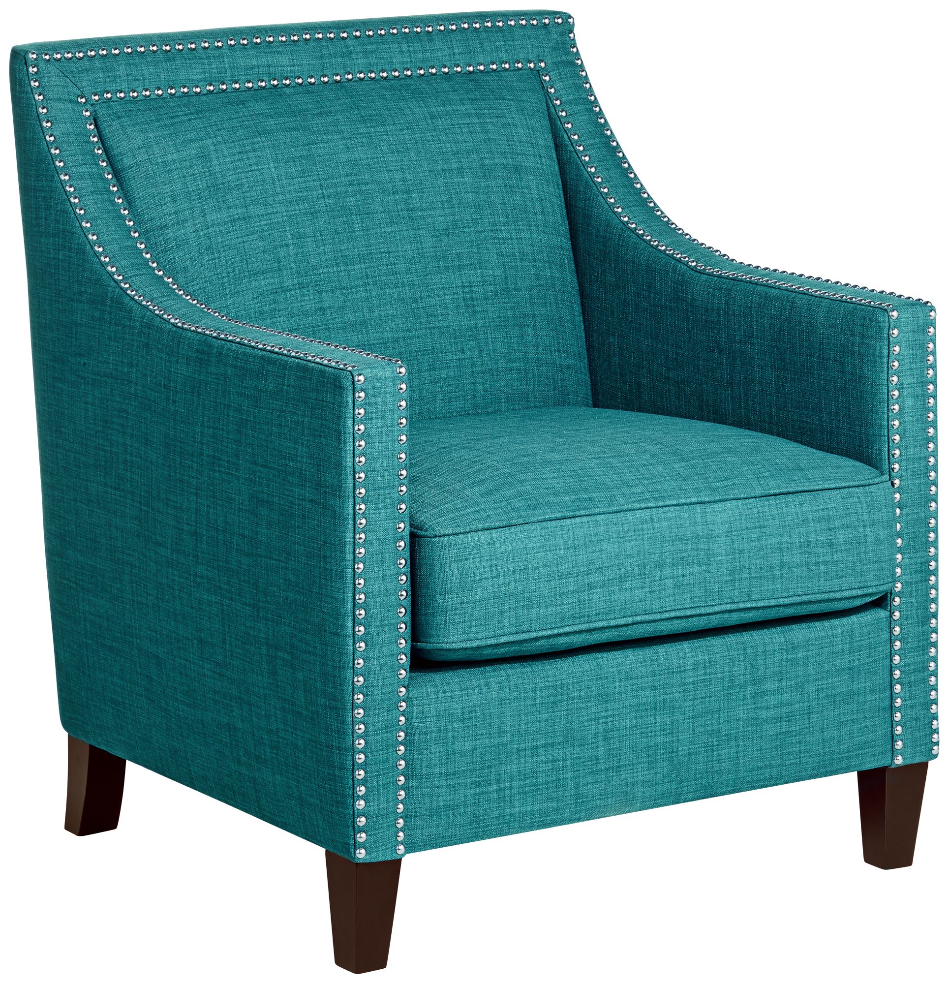 teal armchair