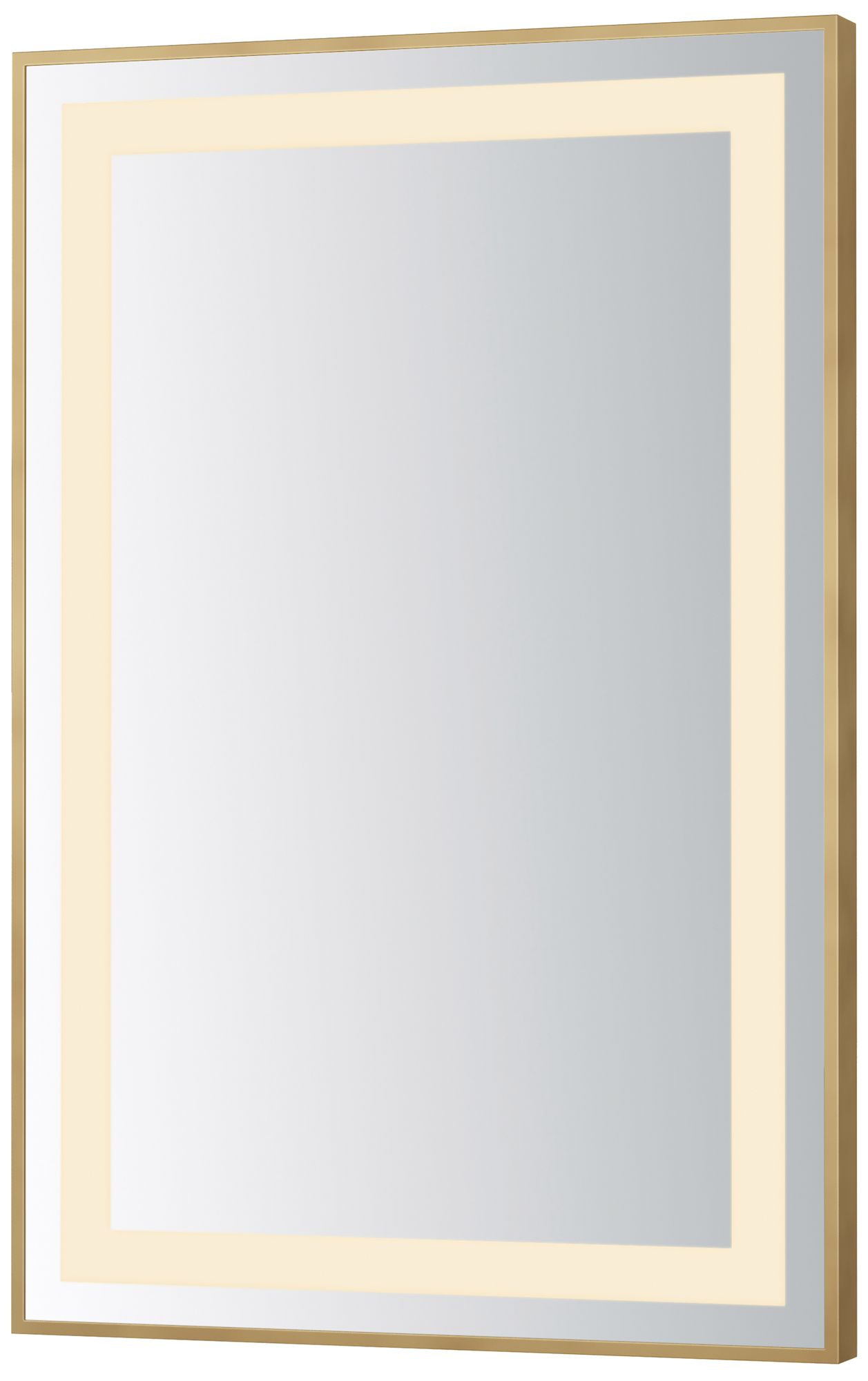 Et2 Framed 24" X 36" Gold Led Mirror - 3cct