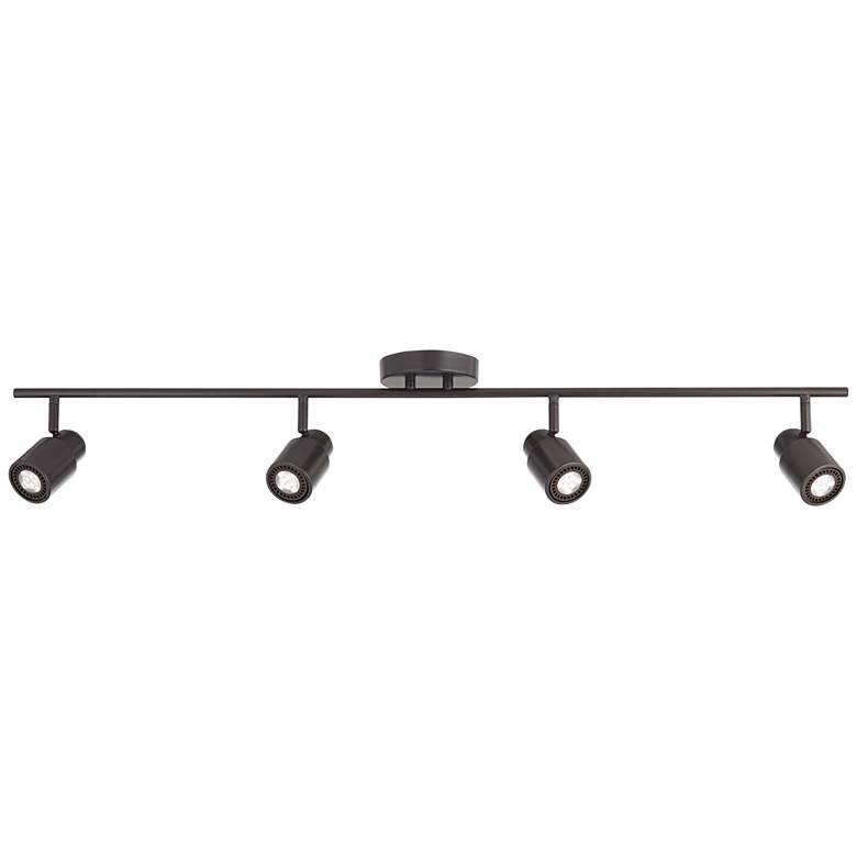 Image 1 Pro Track Melson 4-Light Bronze GU10 LED Wall or Ceiling Track Fixture